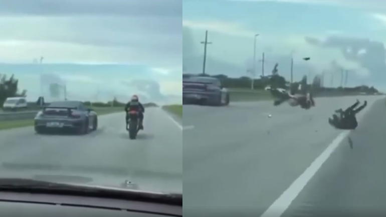 Δεν έμεινε τίποτα από τη μηχανή!